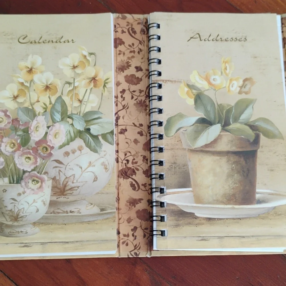 ⚜️ AGENDA HARDCOVER Notebook ADDRESS CALENDAR TRAVEL PURSE SIZE